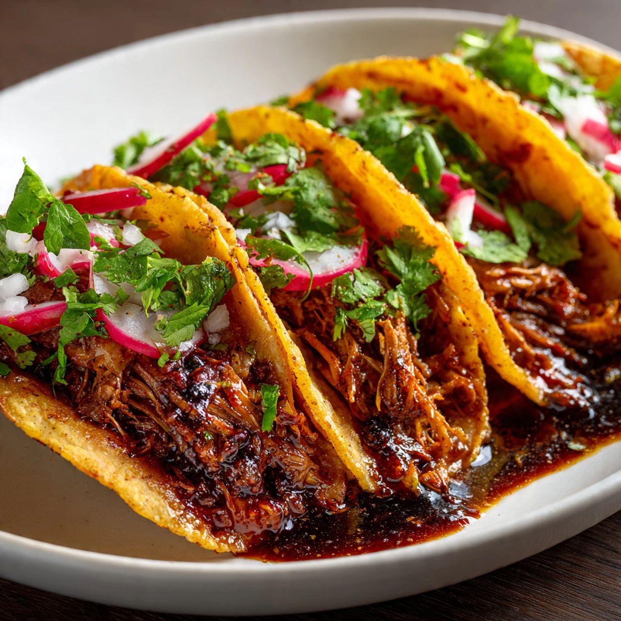 Mexican Tacos Made In A Crock Pot Slow Cooker Birria Tacos Recipe Delicious Mexican