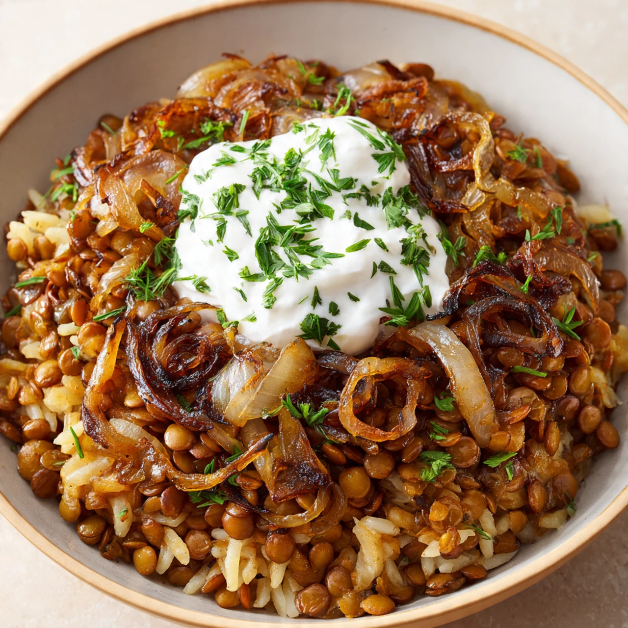 Middle Eastern Mujadara Recipe Middle Eastern Mujadara Recipe