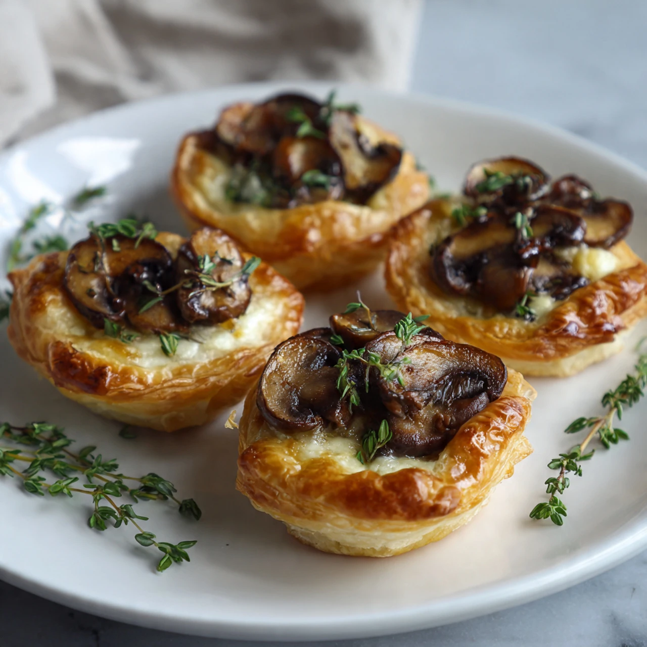 Mini Mushroom And Gruyère Pot Pies With Thyme Mini Mushroom Gruyre Pot Pies Thyme