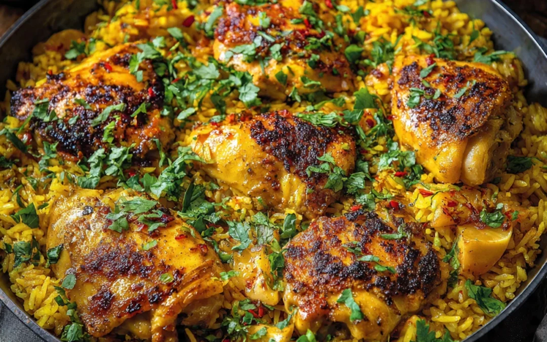 Moroccan Chicken & Rice