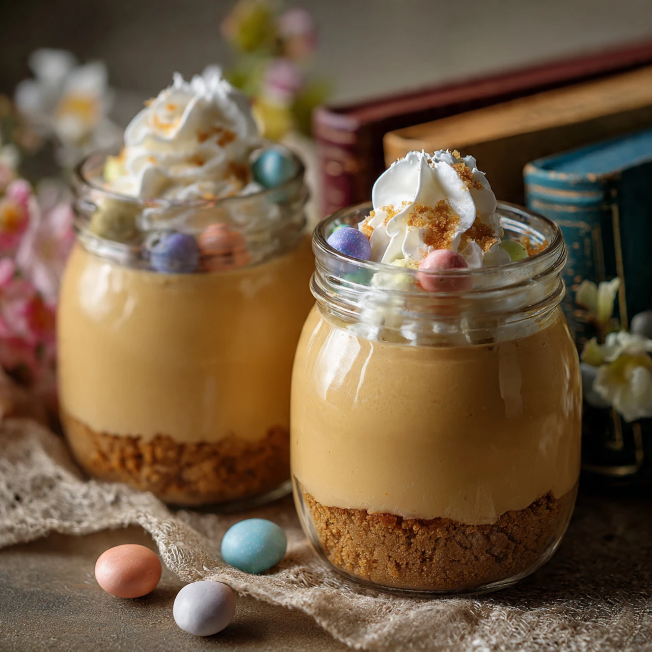 No Bake Butterbeer Cheesecake Jars Bake Butterbeer Cheesecake Jars