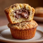 Nutella Swirled Banana Muffins Nutella Swirled Banana Muffins