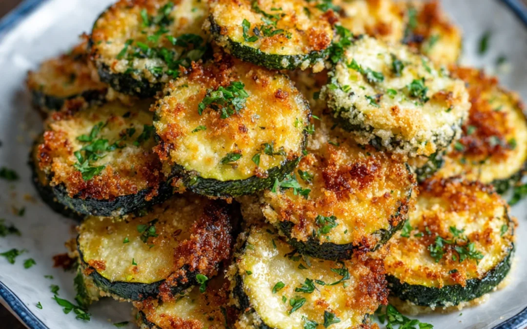Oven-Crisped Zucchini Slices