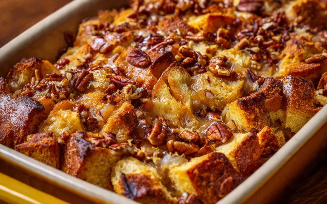 Overnight Cinnamon Apple French Toast Bake