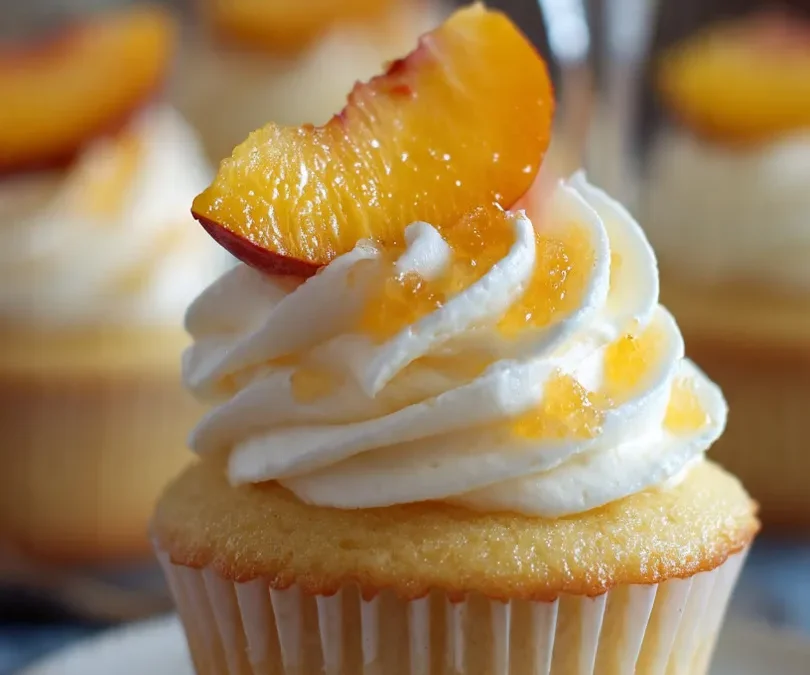 Peach Bellini Cupcakes Recipe (Bubbly, Fruity Party Treat!)