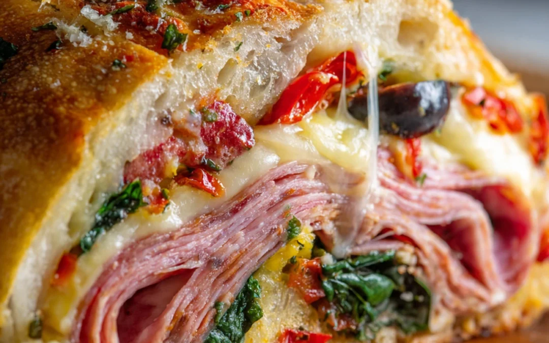 Pressed Italian Picnic Sandwich Loaf | Make-Ahead Party Food