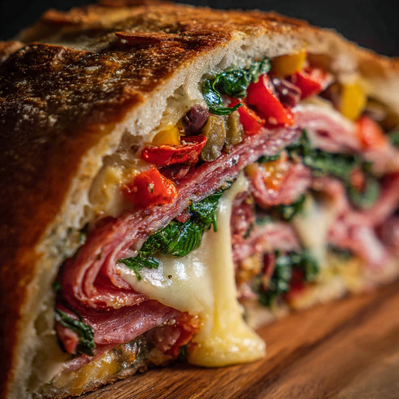 Pressed Italian Picnic Sandwich Loaf Pressed Italian Picnic Sandwich Loaf Makeahead Party