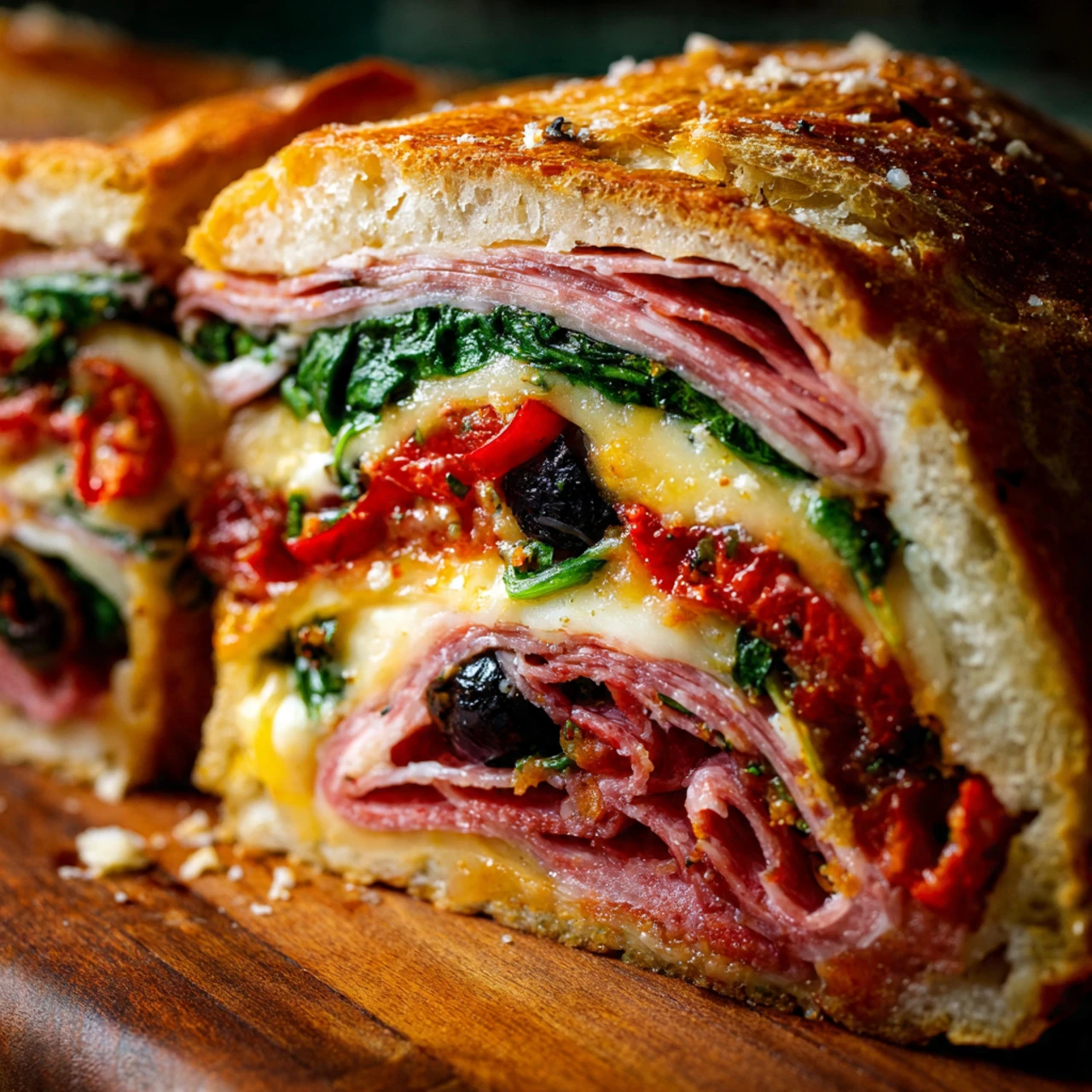 Pressed Italian Picnic Sandwich Loaf Pressed Italian Picnic Sandwich Loaf Makeahead Party