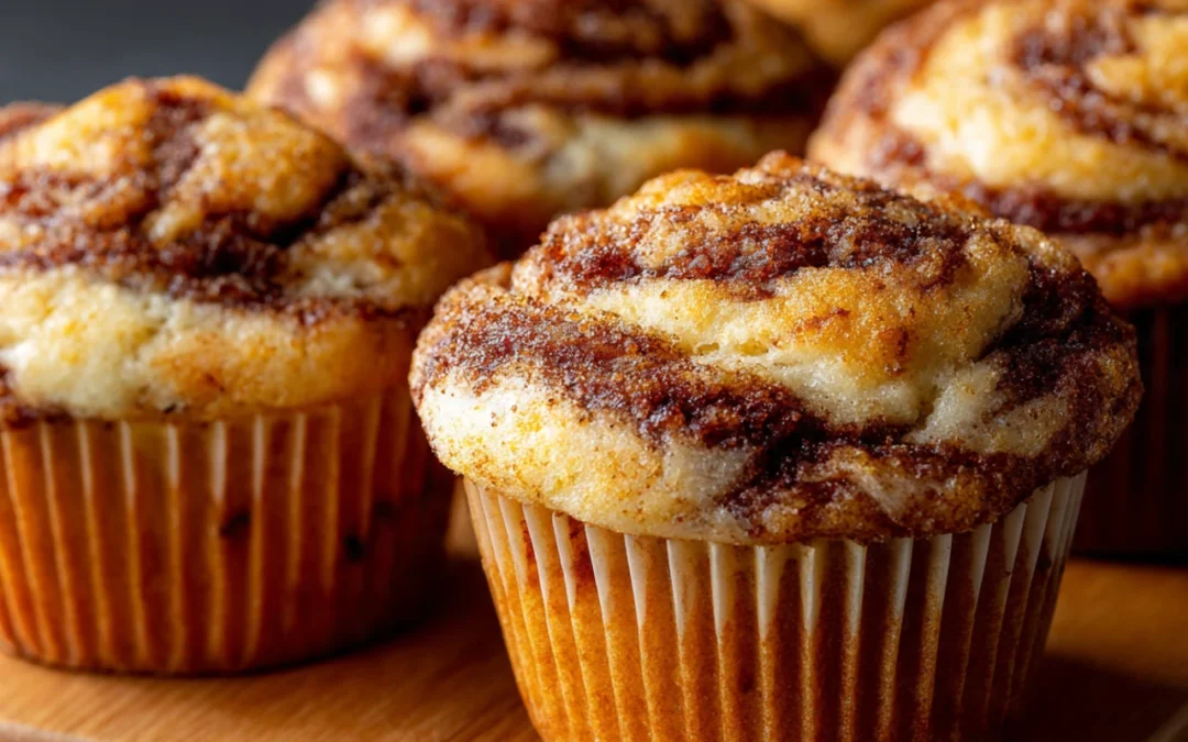 Pumpkin Cream Cheese Swirl Muffins