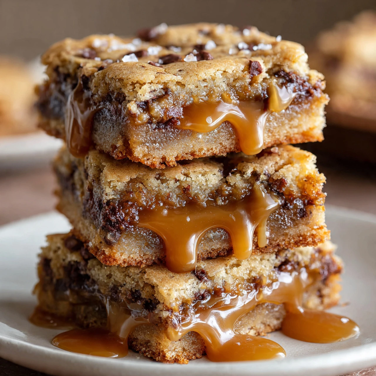 Salted Caramel Chocolate Chip Cookie Bars Salted Caramel Chocolate Chip Cookie Bars