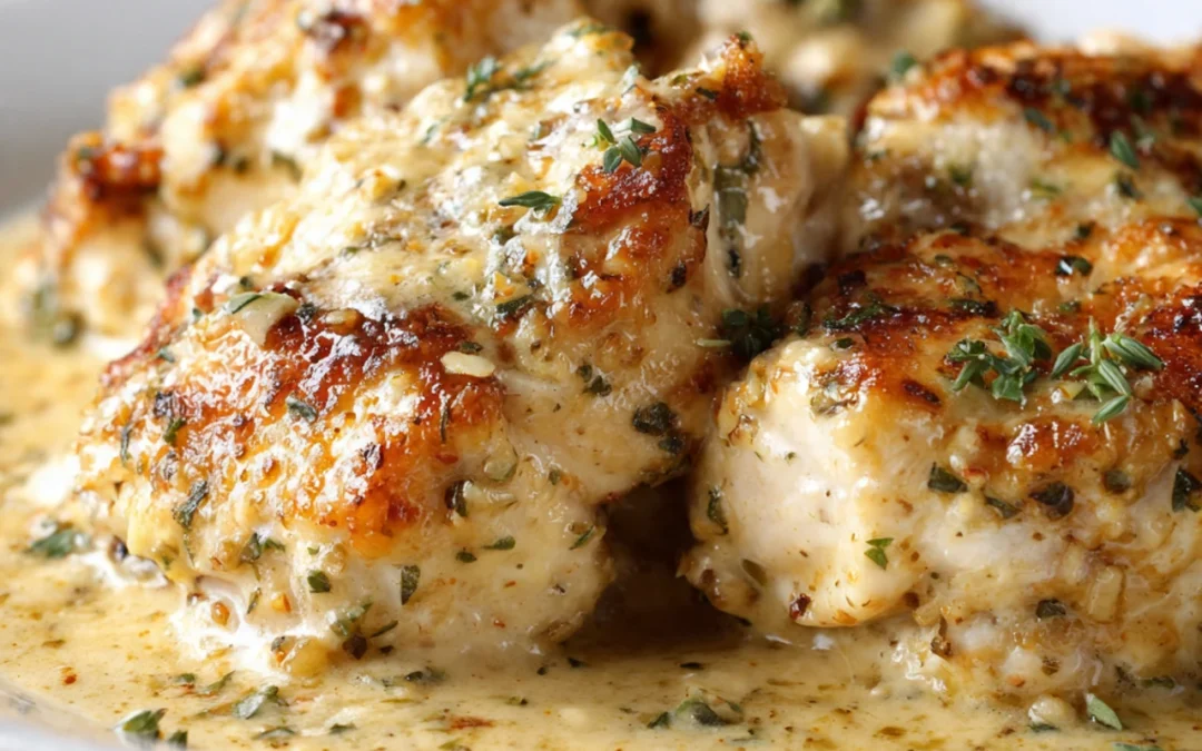 Savory Garlic Chicken in a Creamy Sauce