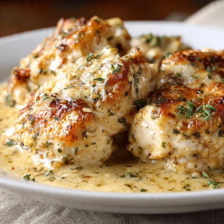 Savory Garlic Chicken In A Creamy Sauce Savory Garlic Chicken Creamy Sauce
