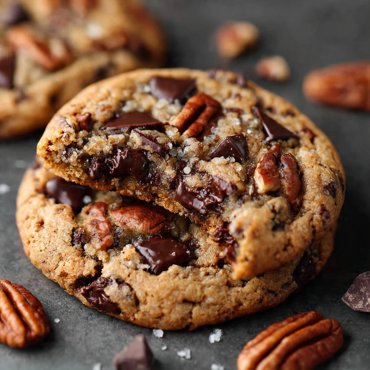 Simple Browned Butter Pecan Chocolate Chip Cookies
