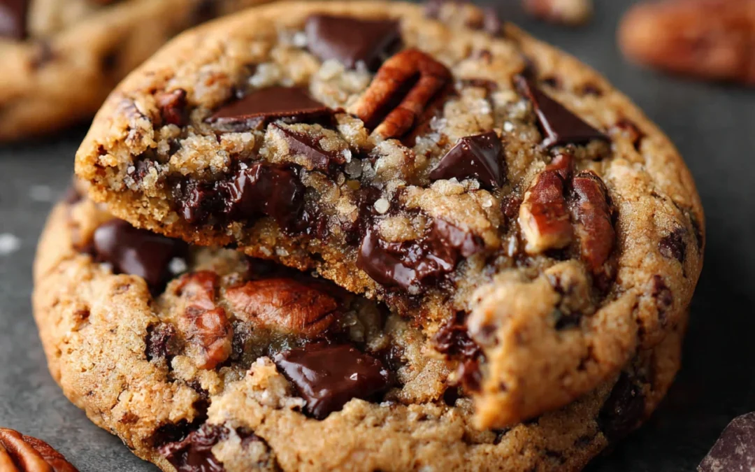 Simple Browned Butter Pecan Chocolate Chip Cookies