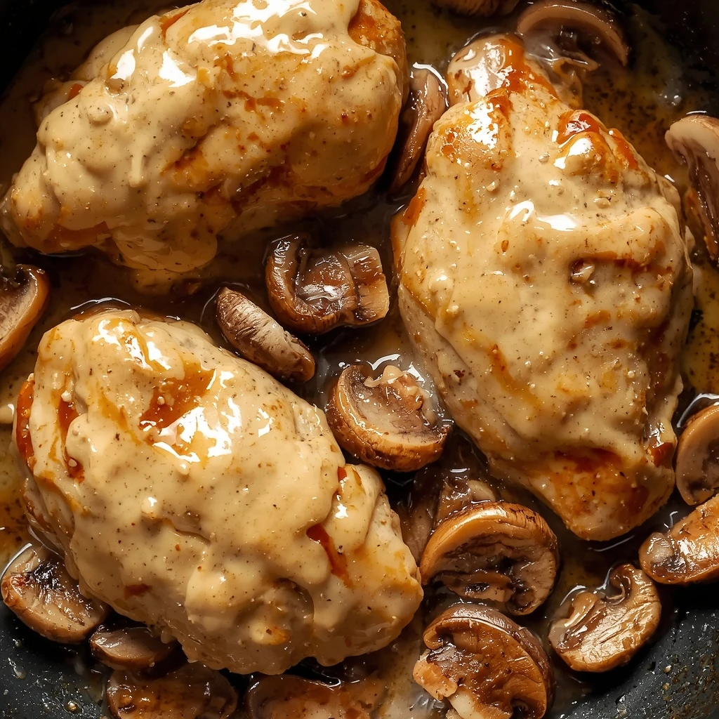Skillet Chicken And Mushroom Wine Sauce Skillet Chicken Mushroom Wine Sauce Recipes Dinner