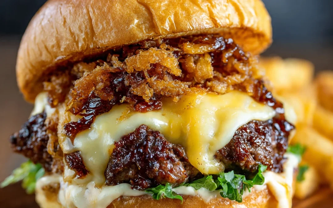 Smash Burgers with Bacon Mayo