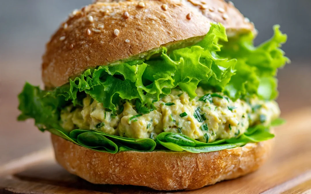 Smashed Chickpea Avocado Dill Pickle Sandwiches