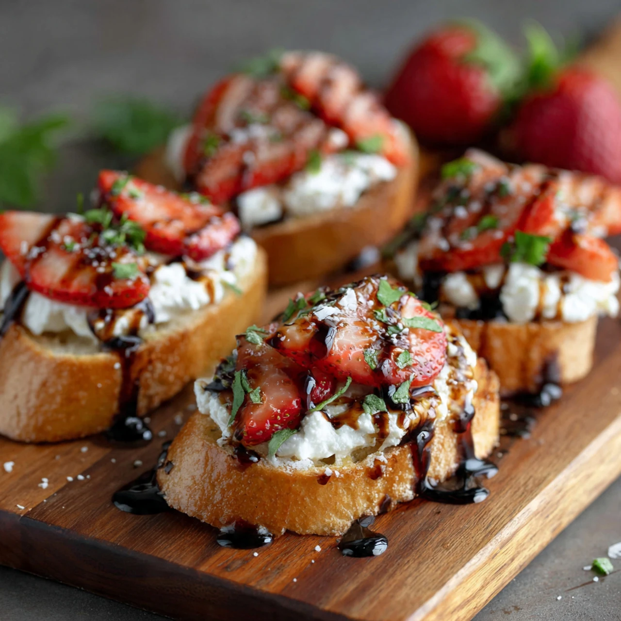 Strawberry Ricotta Bruschetta - Perfect Valentine’s Day Party Food Ideas Strawberry Ricotta Bruschetta Perfect Valentine...