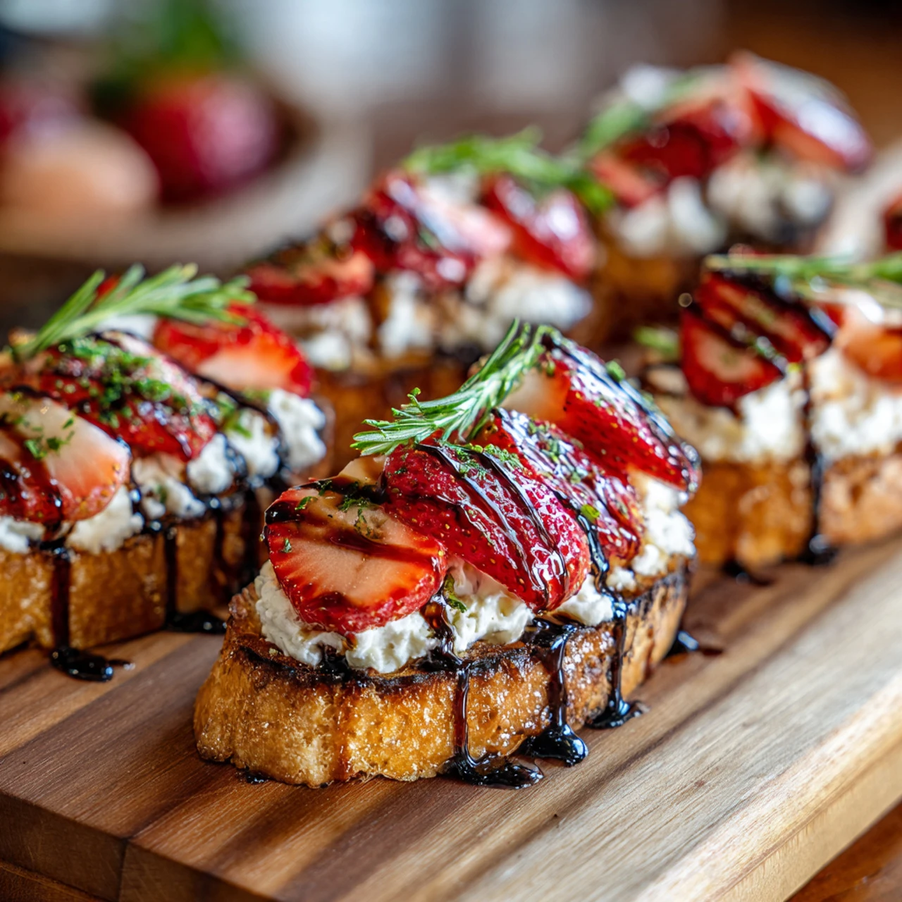 Strawberry Ricotta Bruschetta - Perfect Valentine’s Day Party Food Ideas Strawberry Ricotta Bruschetta Perfect Valentine...