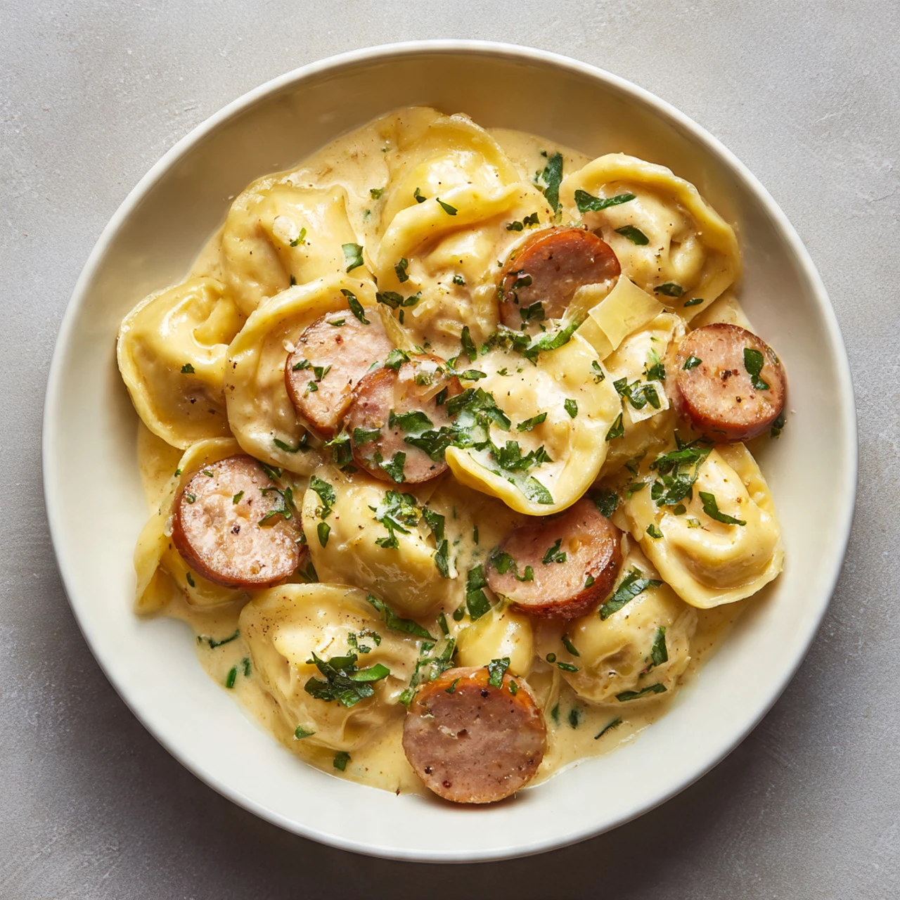 THE BEST Crockpot Pierogi Casserole With Kielbasa Crockpot Pierogi Casserole Kielbasa