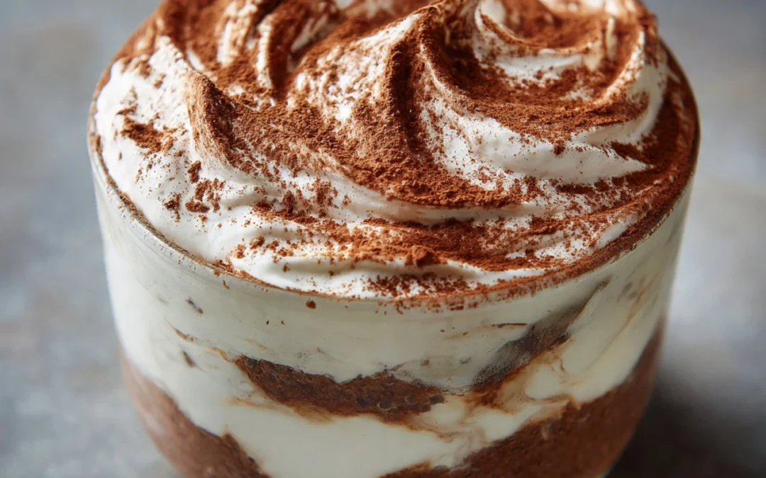 Tiramisu Chia Pudding 30 Grams of Protein!