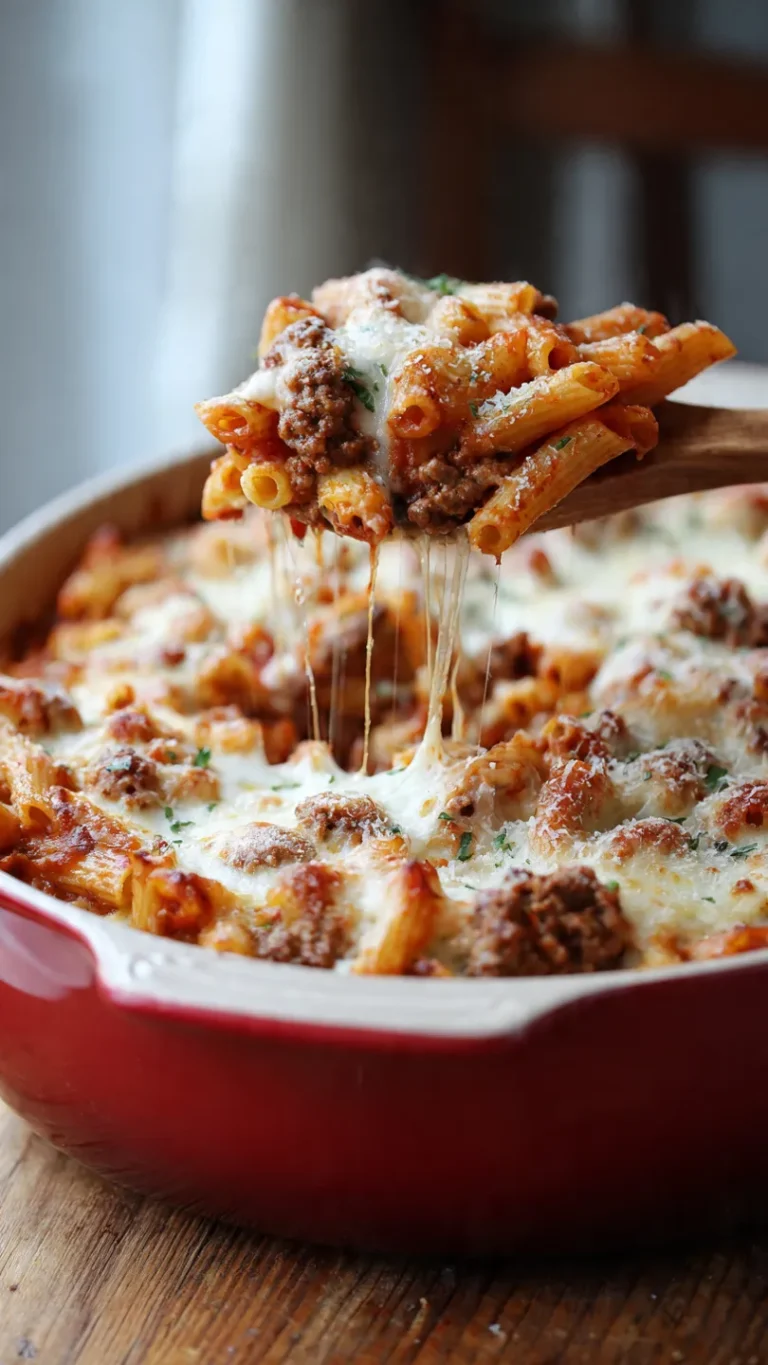 Ultimate Baked Ziti Bliss (Layers of Cheesy Italian Comfort!)