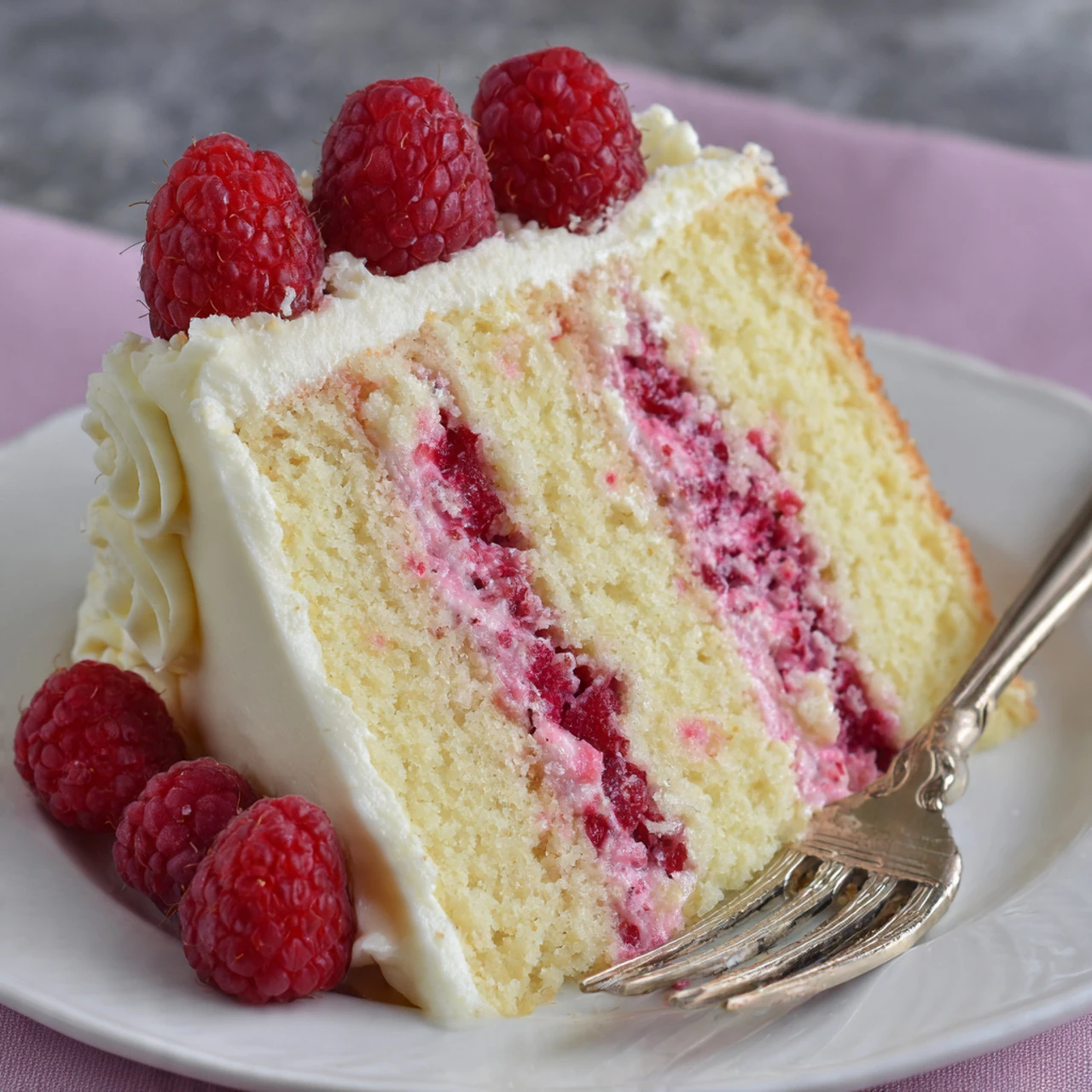 White Chocolate Raspberry Cake White Chocolate Raspberry Cake
