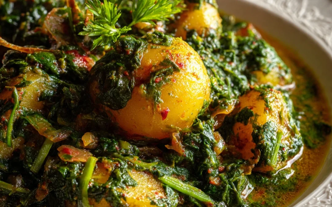 Aloo Palak (Potato and Spinach Curry)