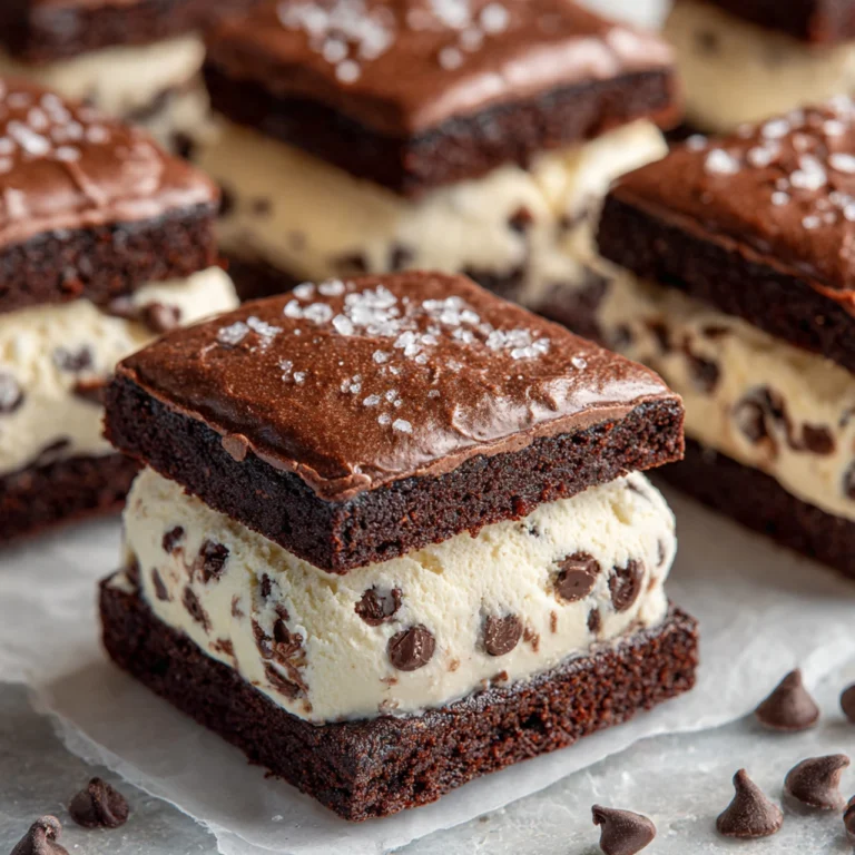 Brownie Ice Cream Sandwiches Brownie Ice Cream Sandwiches