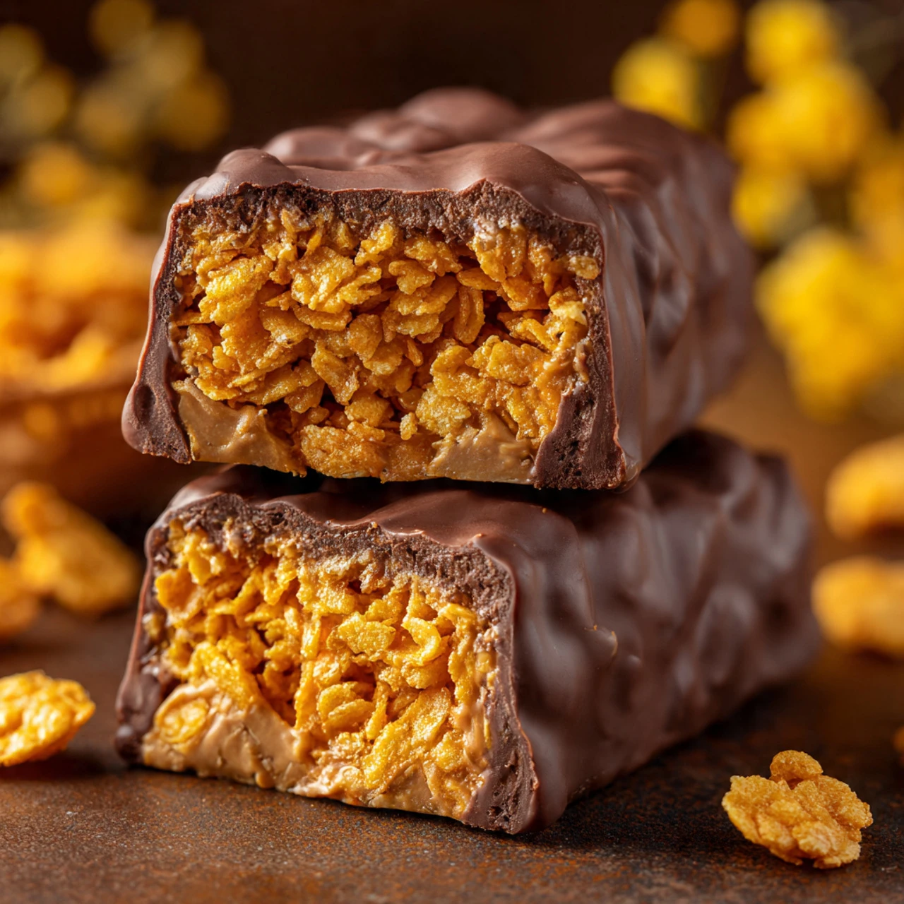 Chocolate Peanut Butter Cornflake Bites Chocolate Peanut Butter Cornflake Bites
