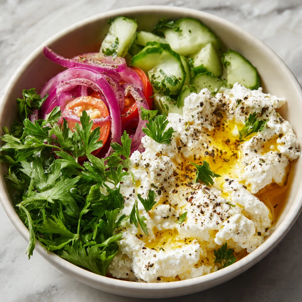 Cottage Cheese And Chickpea Salad Cottage Cheese Chickpea Salad