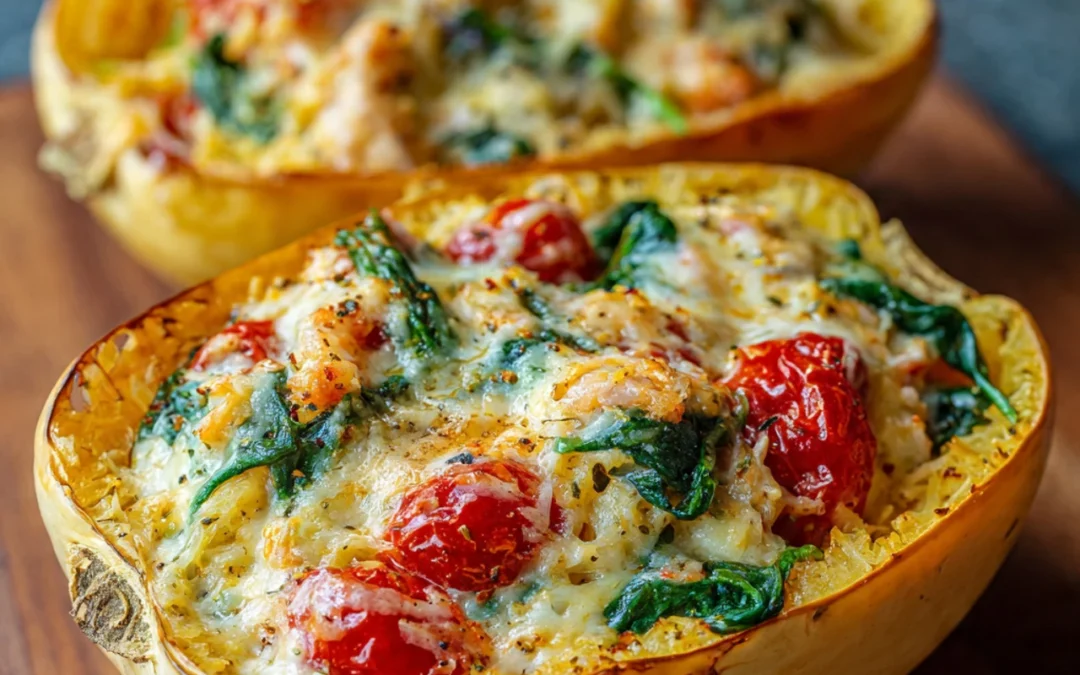 Creamy Tomato Spaghetti Squash
