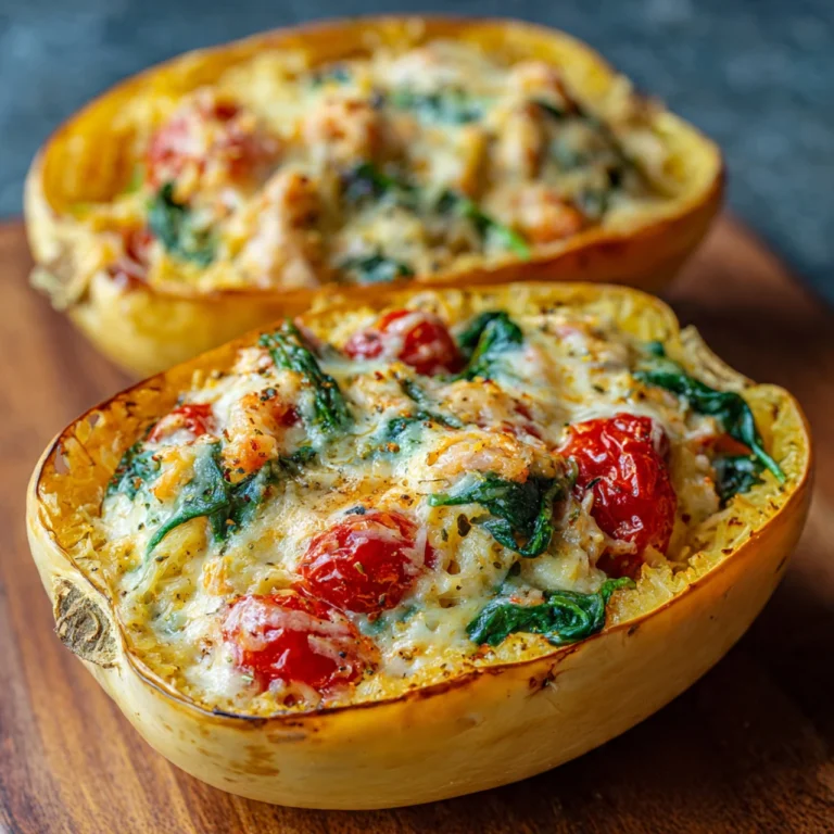 Creamy Tomato Spaghetti Squash Creamy Tomato Spaghetti Squash