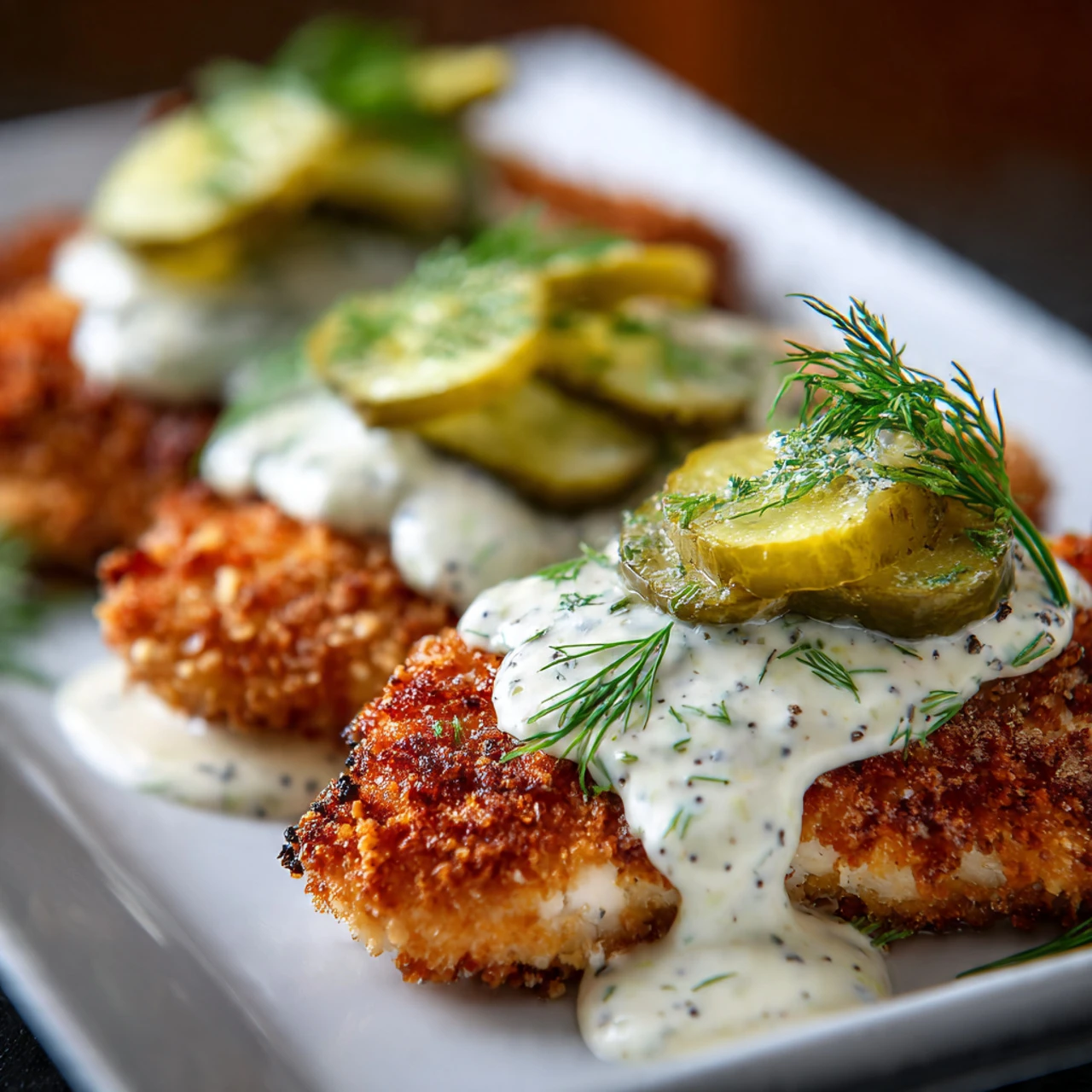Crunchy Parmesan Chicken With Tangy Dill Pickle Flavor Crunchy Parmesan Chicken Tangy Dill Pickle Flavor