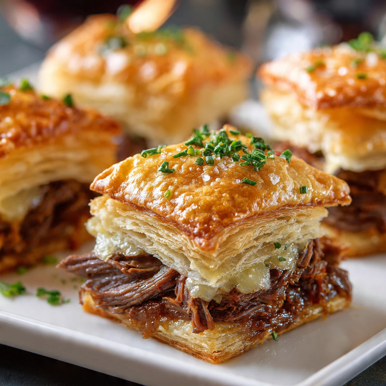 Delicious French Dip Squares Recipe – Easy Party Appetizer Delicious French Dip Squares Recipe Party Appetizer