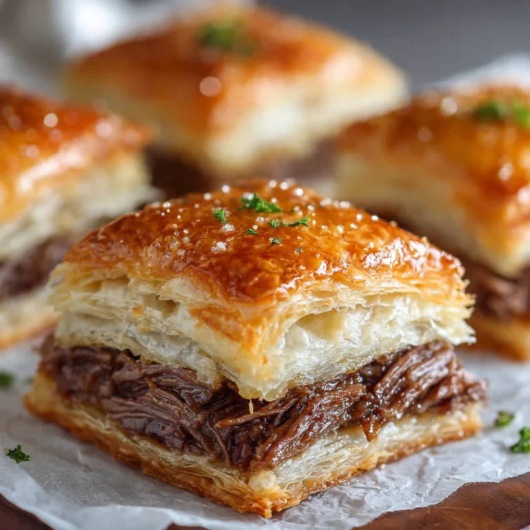 Delicious French Dip Squares Recipe – Easy Party Appetizer Delicious French Dip Squares Recipe Party Appetizer
