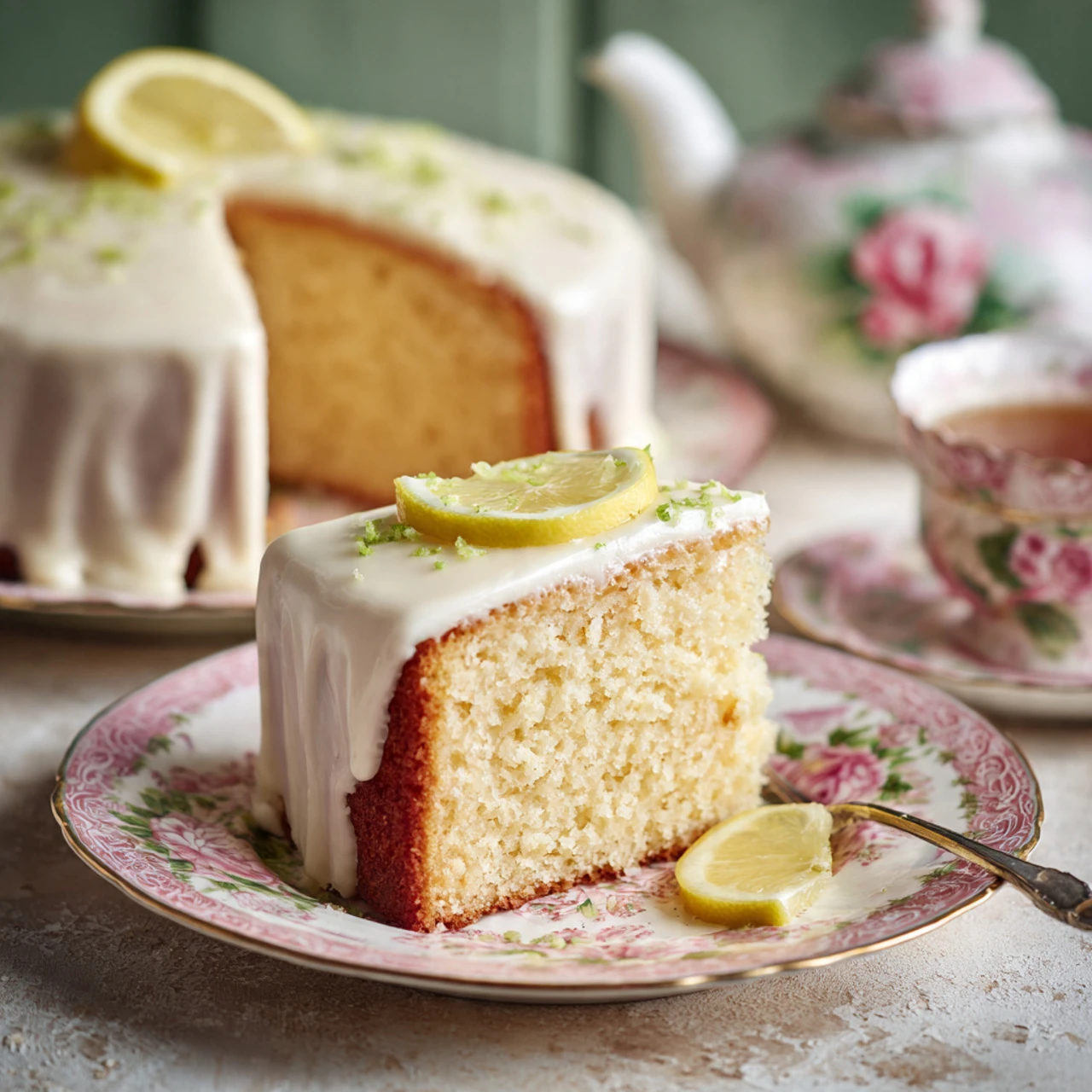 Fluffy Lemon Rosemary Cake With Lemon Cream Cheese Frosting Fluffy Lemon Rosemary Cake Cream Cheese Frosting