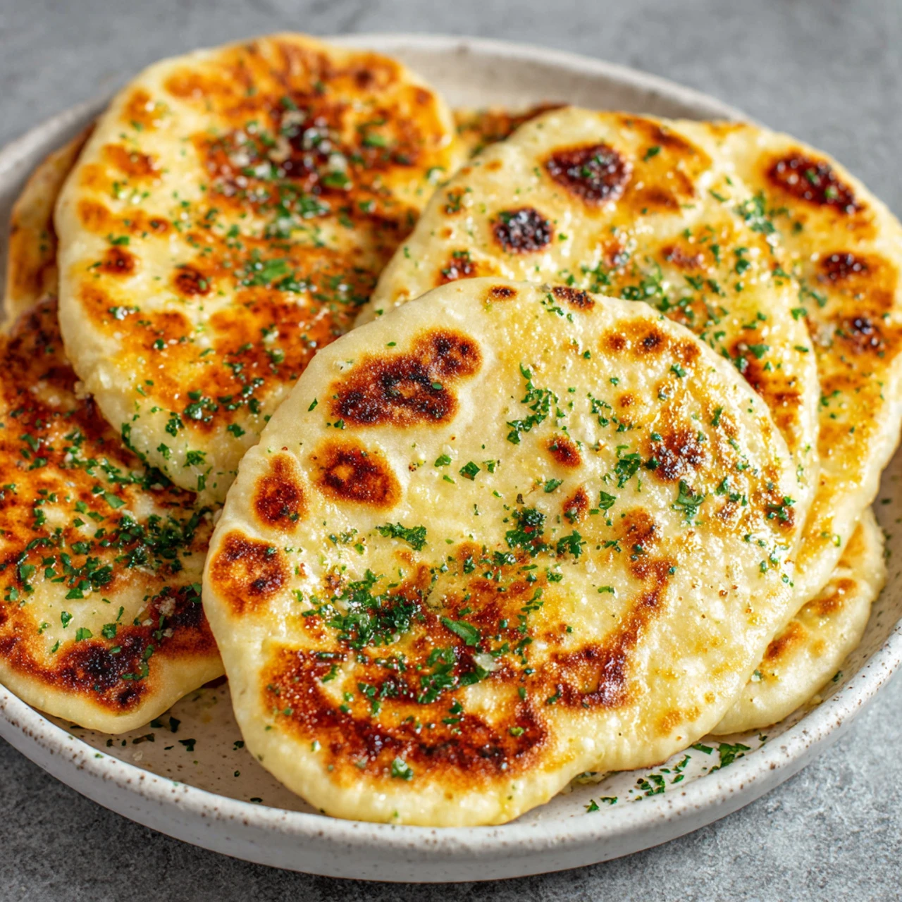 Garlic And Butter Flatbread Recipe