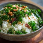 Garlic Butter Kale Rice Garlic Butter Kale Rice