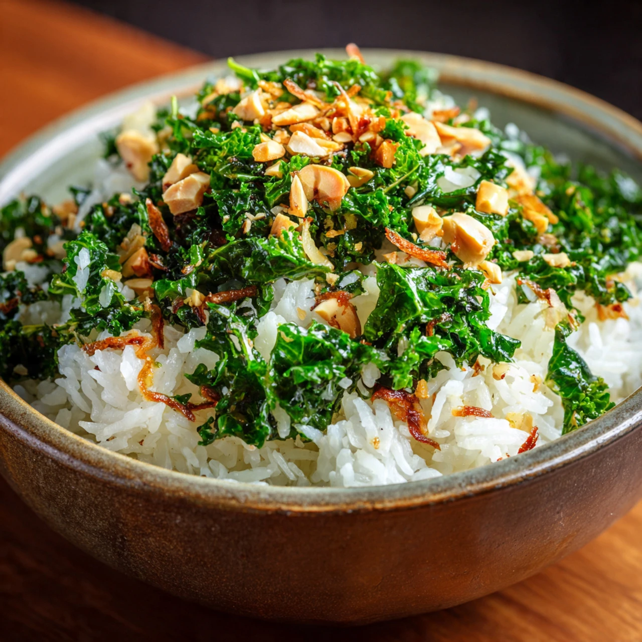 Garlic Butter Kale Rice Garlic Butter Kale Rice