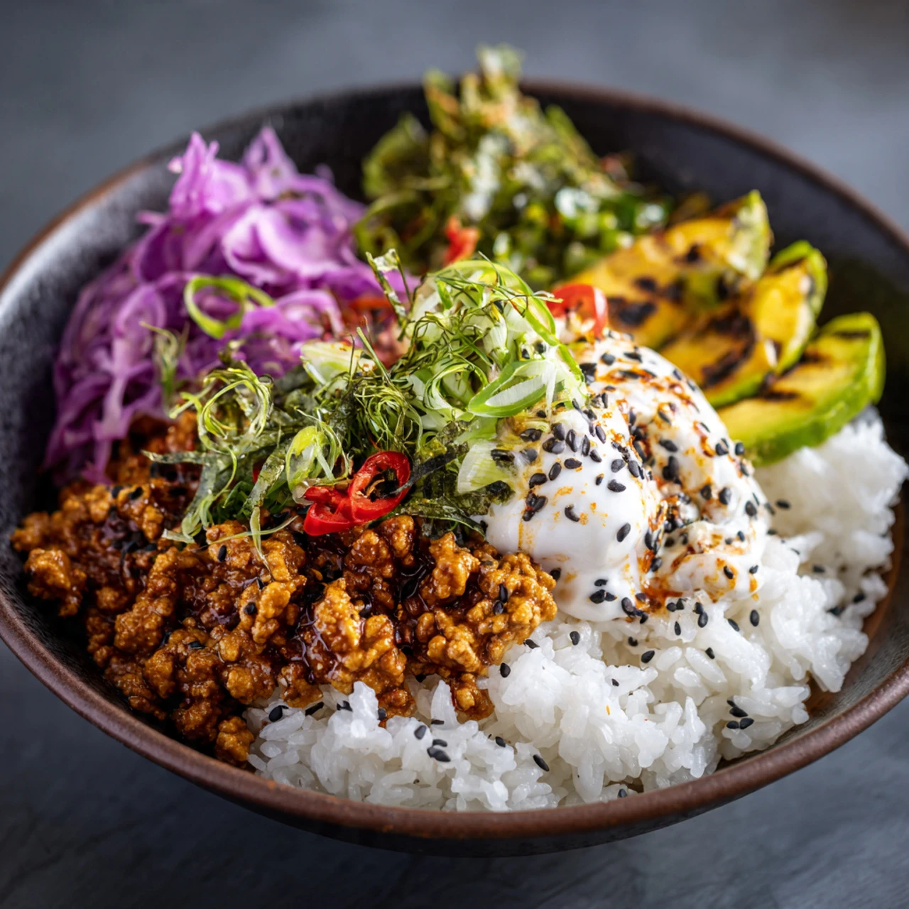 Ground Turkey Rice Bowls With Bang Bang Sauce Ground Turkey Rice Bowls Bang Sauce
