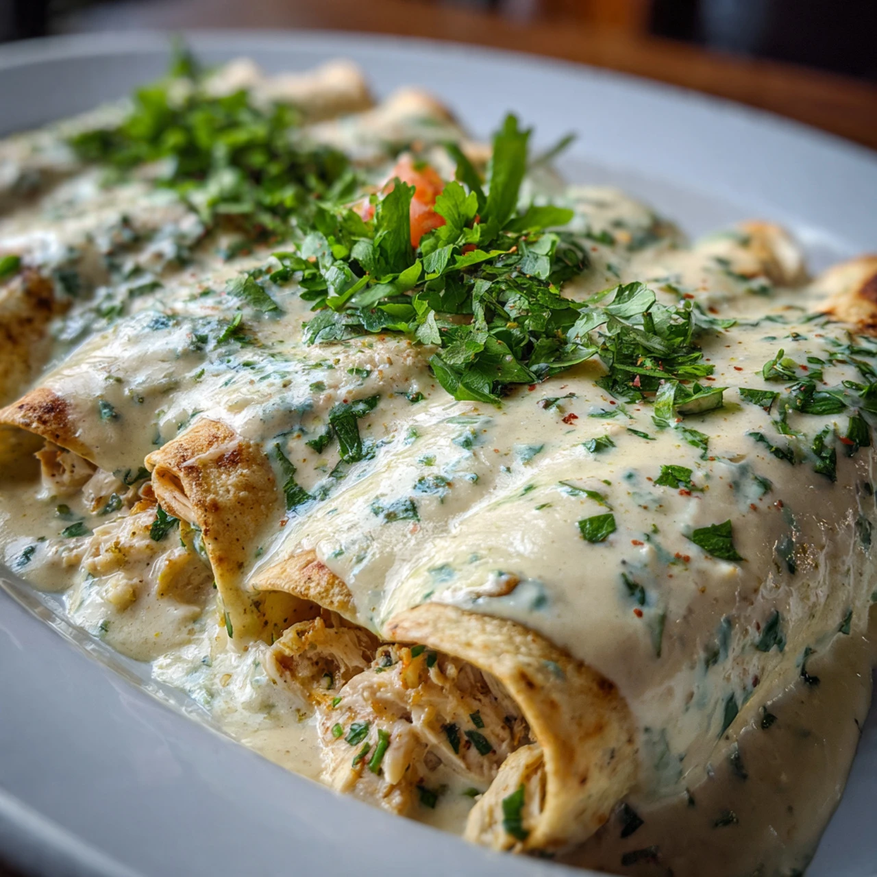 High Protein Chicken Enchiladas High Protein Chicken Enchiladas Creamy Dreamy Comfort