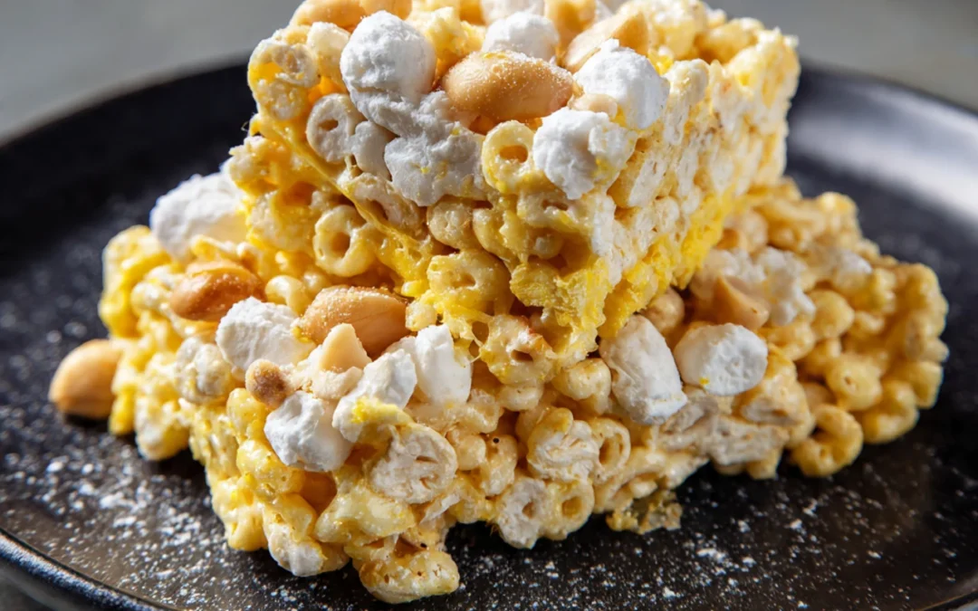 Marshmallow Treats Made With Honeycomb Cereal