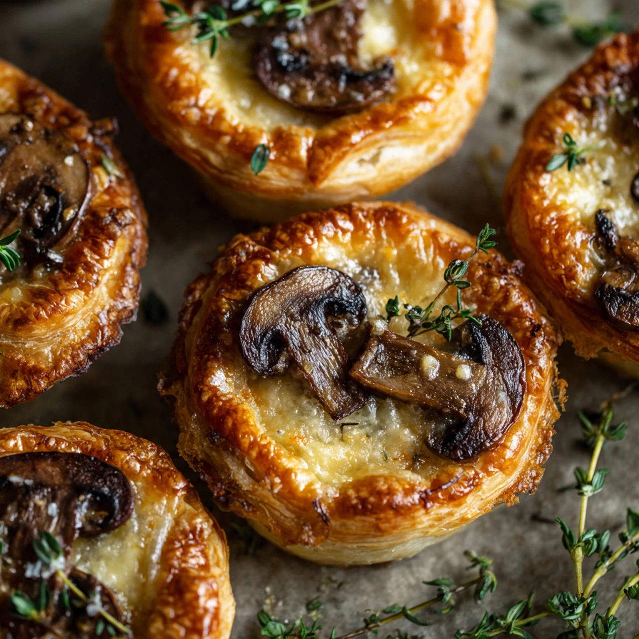 Mini Mushroom And Gruyère Pot Pies With Thyme Mini Mushroom Gruyre Pot Pies Thyme