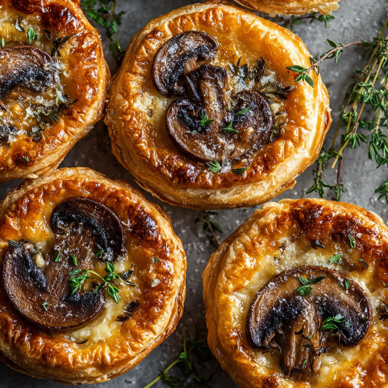 Mini Mushroom And Gruyère Pot Pies With Thyme Mini Mushroom Gruyre Pot Pies Thyme