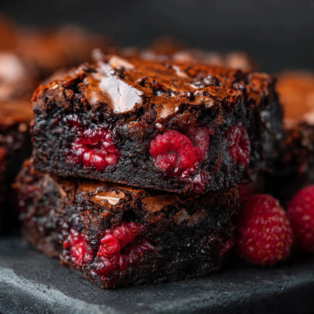 Raspberry Brownies Raspberry Brownies