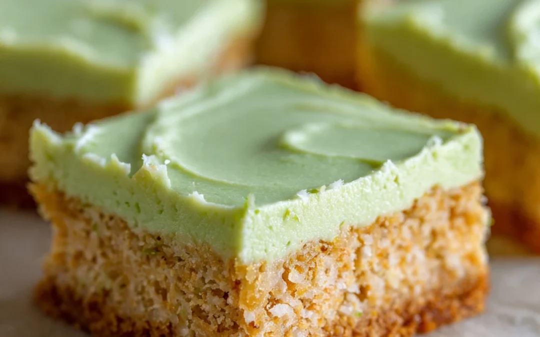 Starbucks Lime Frosted Coconut Bars Copycat (Tropical Lime Bliss!)