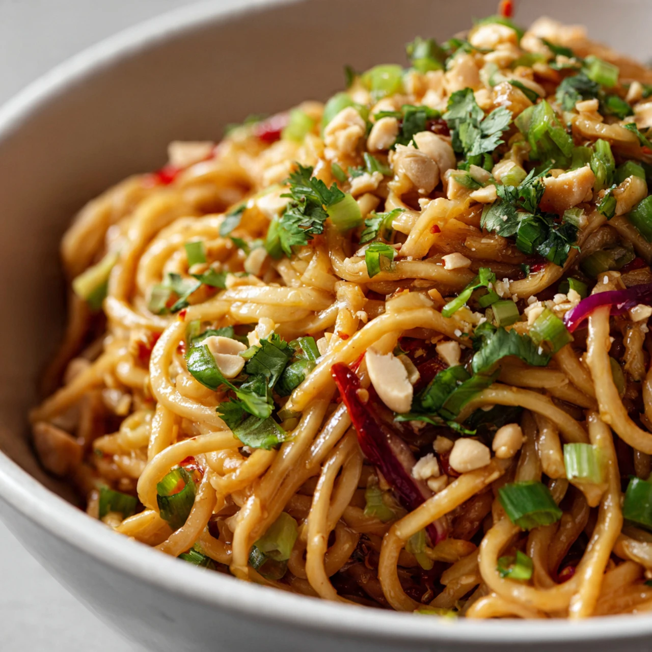 Thai Peanut Noodles Recipe