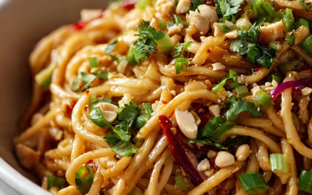 Thai Peanut Noodles Recipe
