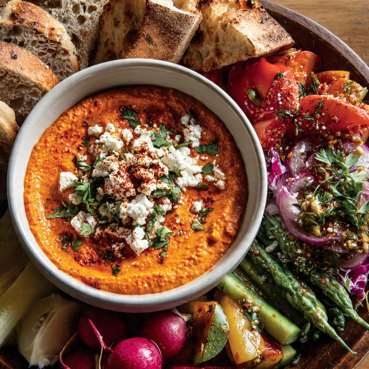 Tirokafteri (Spicy Greek Feta Dip) - Herbs & Flour Tirokafteri Spicy Greek Feta Dip Herbs Flour